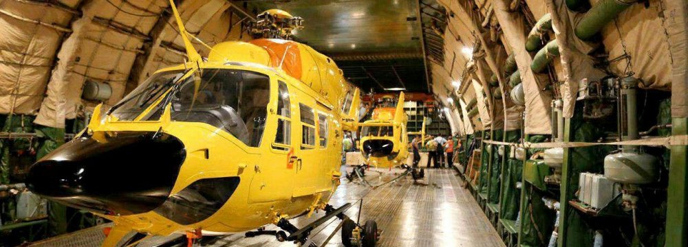 2 Airbus Choppers Arrive in Tehran