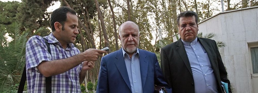Iran Oil Minister Plays Down Total