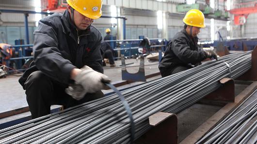 China now produces 56% of the world’s steel