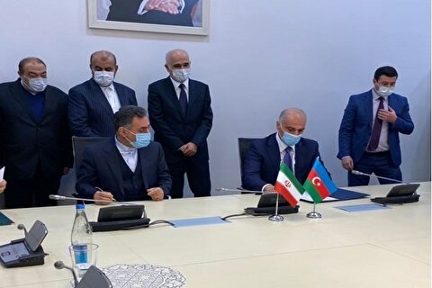 Tehran, Baku ink MOU for constructing bridge over Astarachay