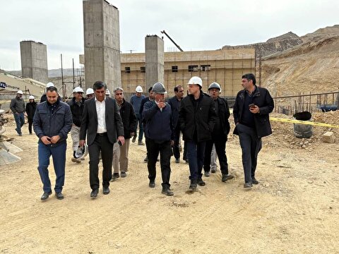 The CEO of the National Copper Company visited the Sarcheshmeh Complex Condensation Phases 3 and 4 megaproject