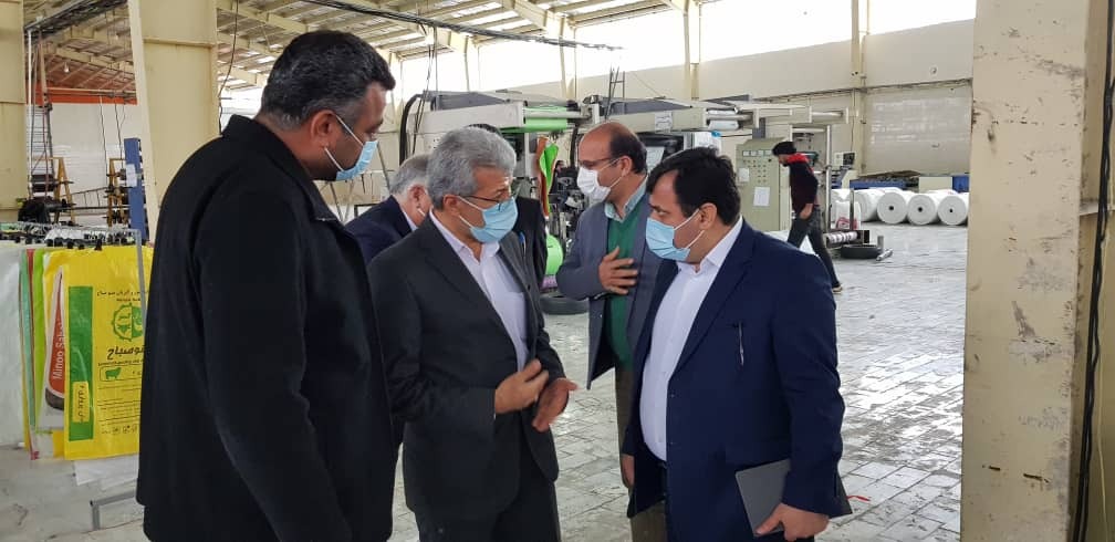 بازدید عضو هیات عامل بانک ملی ایران از واحد&zwnj;های تولیدی و صنعتی استان گلستان