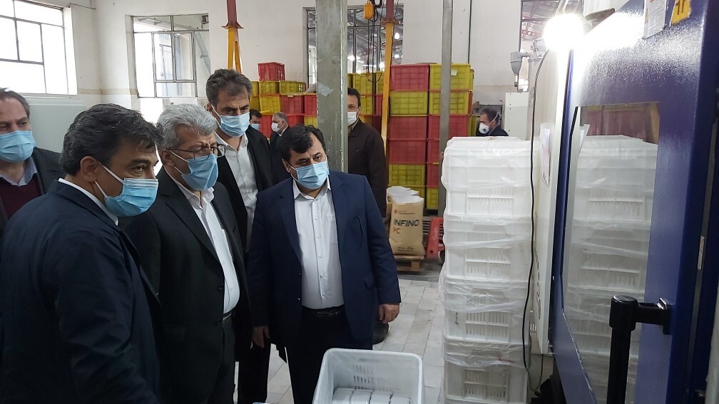 بازدید عضو هیات عامل بانک ملی ایران از واحد&zwnj;های تولیدی و صنعتی استان گلستان