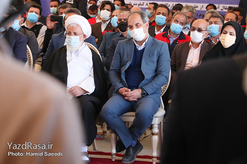 آیین افتتاح پروژه انتقال آب خلیج فارس به استان یزد
