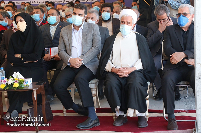 آیین افتتاح پروژه انتقال آب خلیج فارس به استان یزد