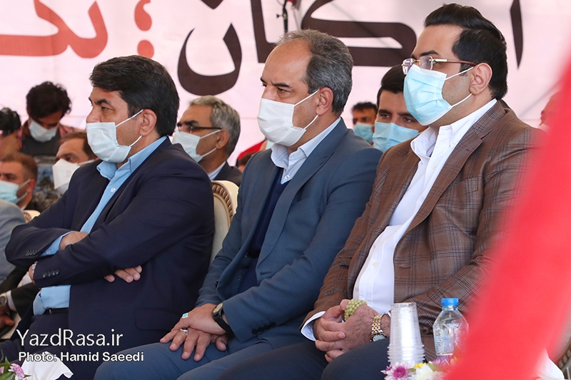 آیین افتتاح پروژه انتقال آب خلیج فارس به استان یزد