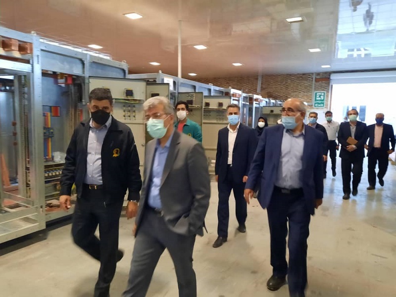 بازدید معاون شعب بانک ملی ایران از دو گروه صنعتی