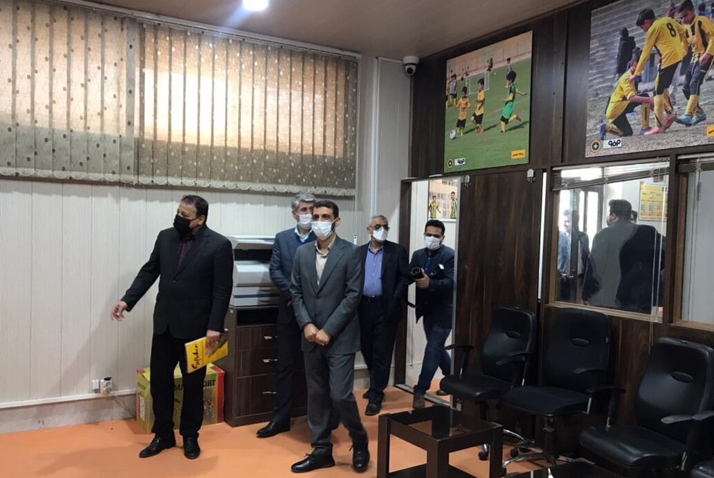 بازدید مدیرعامل فولاد مبارکه از باشگاه سپاهان + عکس