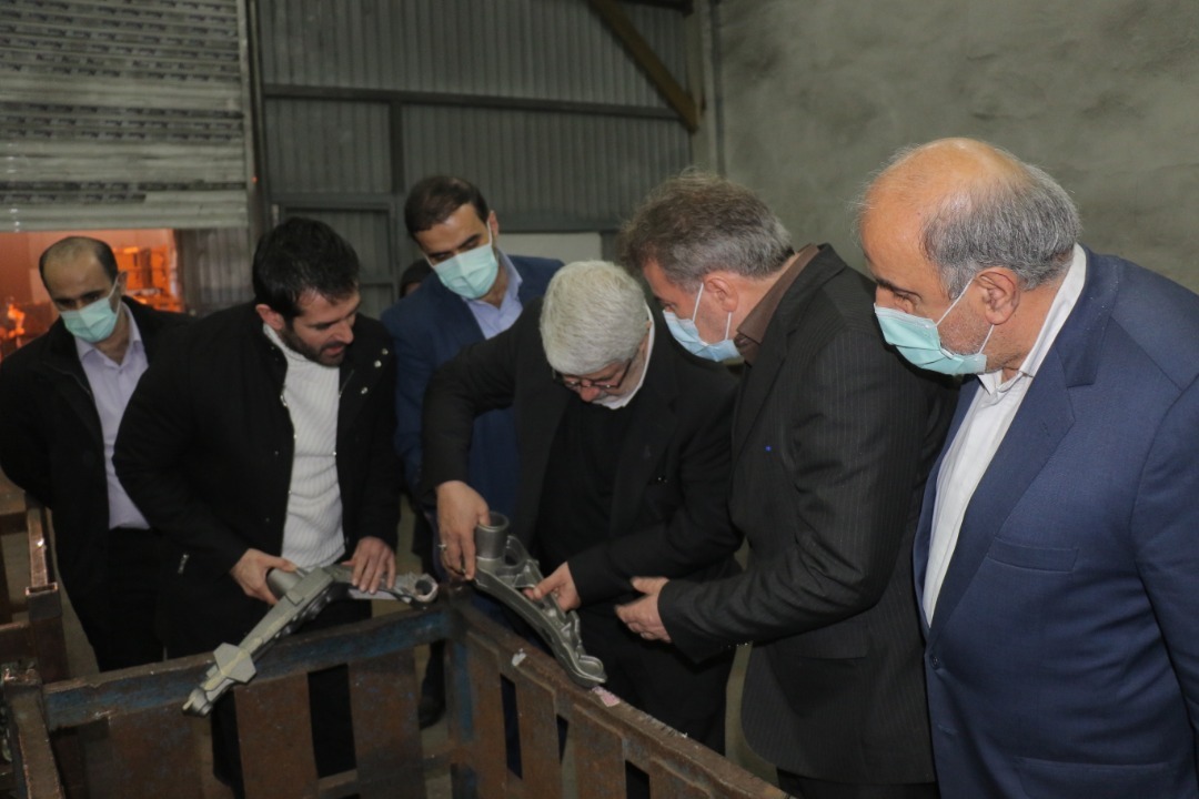 بازدید حسن خیریانپور با همراهی معاون قضایی دادستان کل کشور از شرکت فولادین ذوب آمل