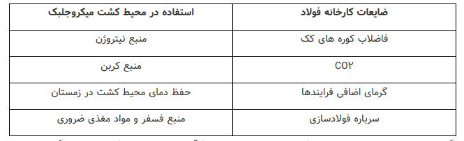 تولید میکرو جلبک روشی نوین جهت مدیریت آلاینده‌های صنعت فولاد