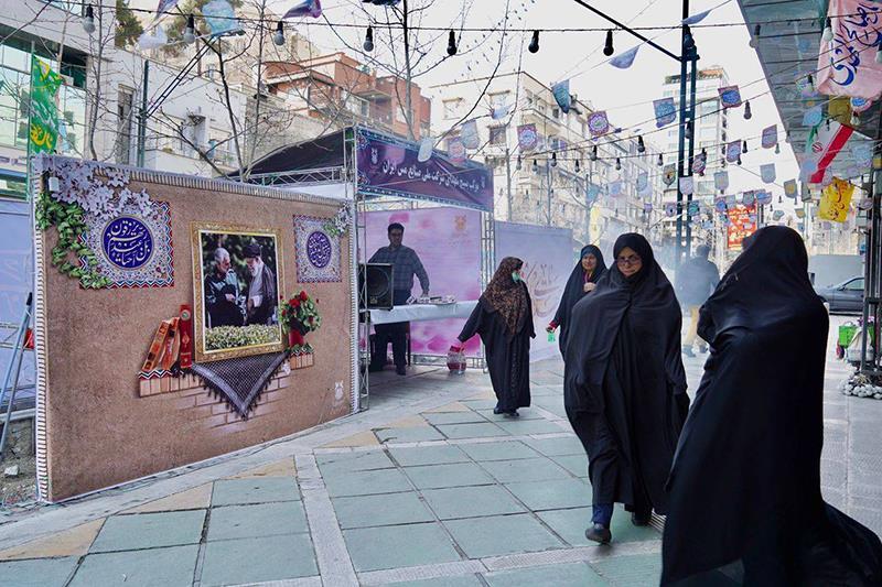 برپایی موکب شهدای مس به مناسبت نیمه شعبان