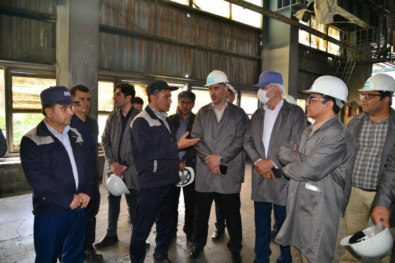 بازدید مهندس رستمی مدیرکل سازمان فنی و حرفه&zwnj;ای استان مرکزی از شرکت آلومینیوم ایران