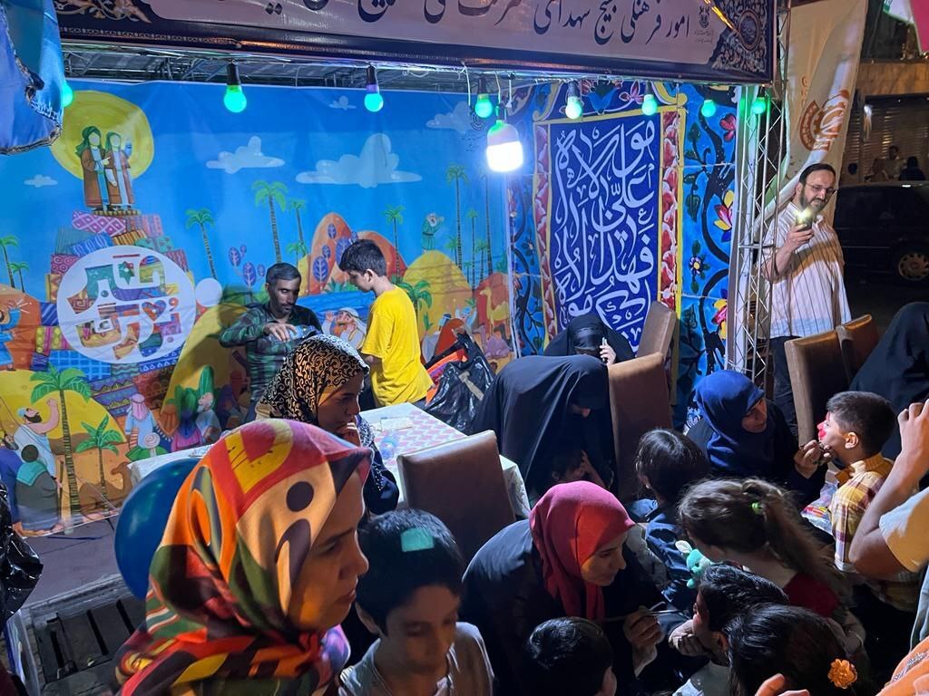 برپایی موکب شهدای مس به مناسبت «عید غدیر خم»