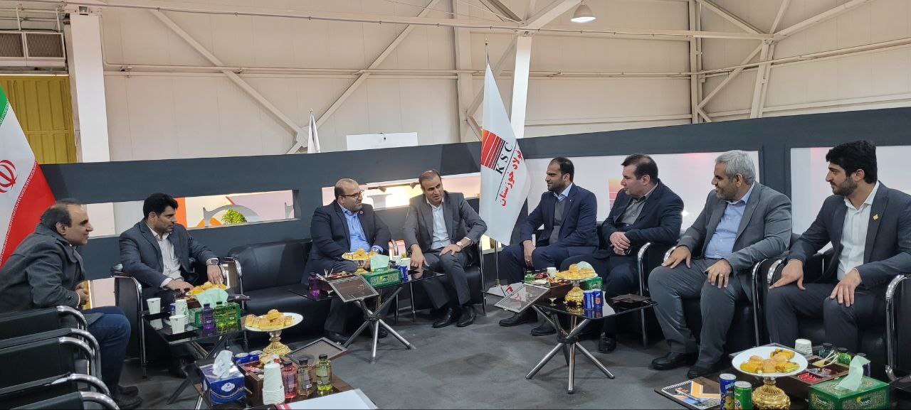 بازدید مهندس ابراهیمی مدیرعامل شرکت فولاد خوزستان از شرکت&zwnj;های دانش بنیان/ برگزاری نشست خبری مدیرعامل شرکت فولاد خوزستان