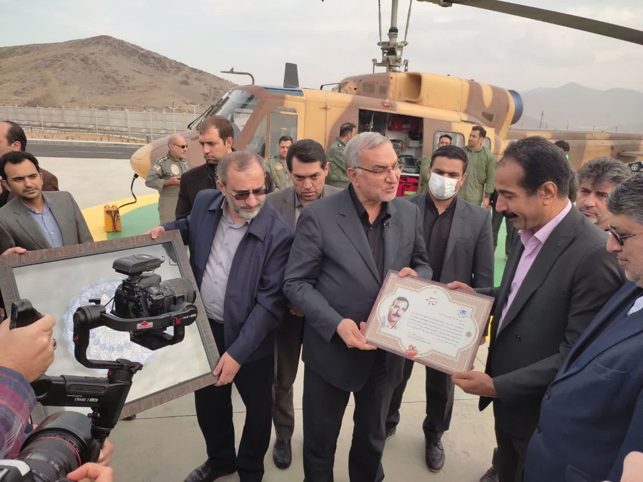 تجلیل از &laquo;محسن محمدی&raquo; مدیرعامل شرکت آلومرول ایران به عنوان خیر سازنده پایگاه اورژانس هوایی استان مرکزی