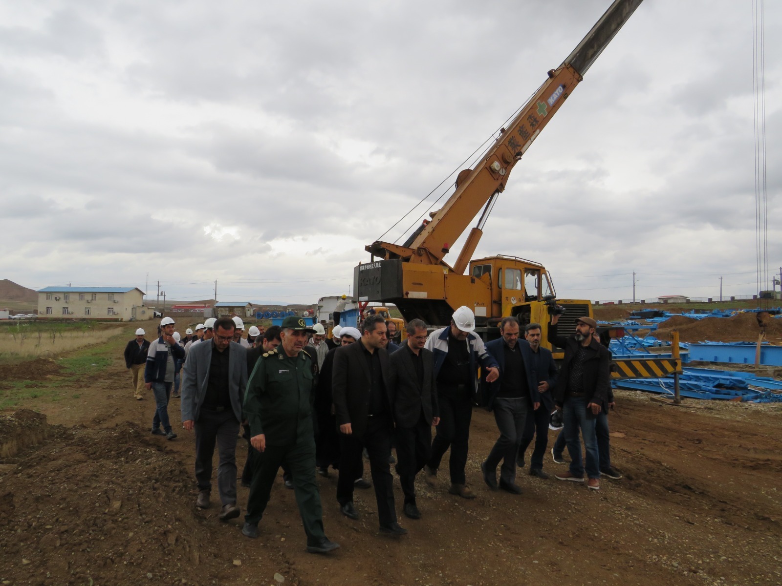 بازدید استاندار کردستان از سایت پروژه گندله سازی شرکت «صبا امید غرب خاورمیانه» + گزارش تصویری