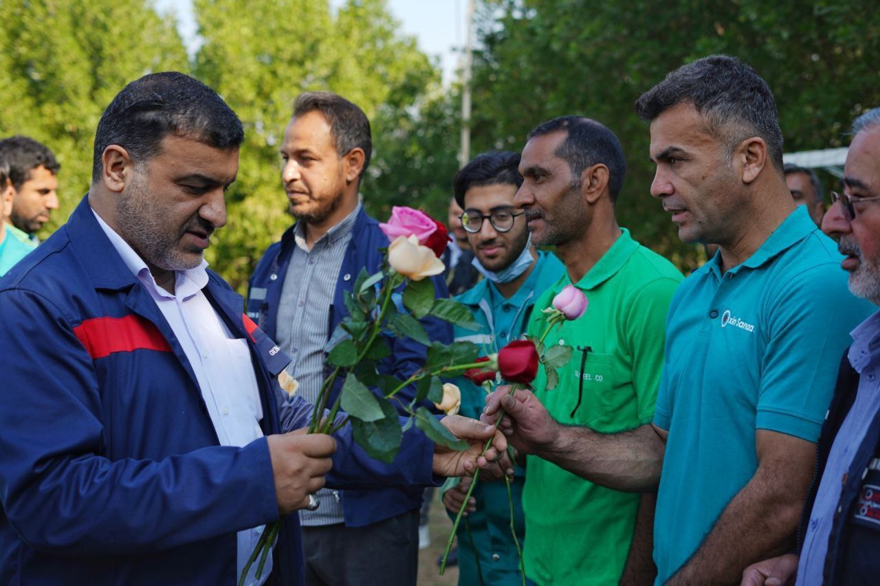 برگزاری آئین روز درختکاری در شرکت فولاد اکسین خوزستان