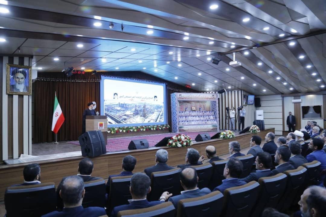 بزرگترین کارخانه آهن اسفنجی کشور در فولاد خوزستان افتتاح شد