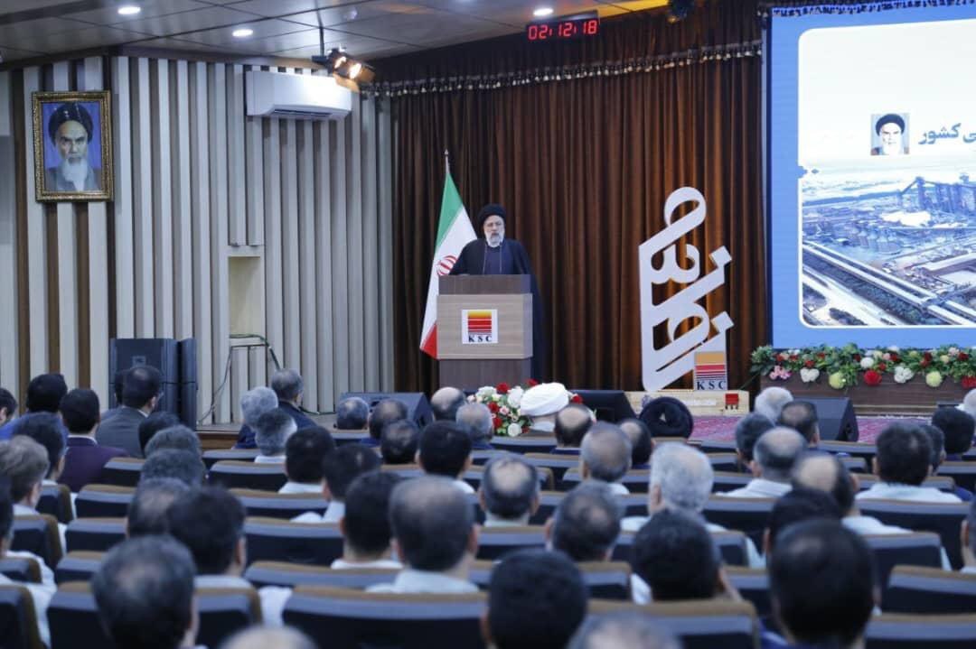 بزرگترین کارخانه آهن اسفنجی کشور در فولاد خوزستان افتتاح شد