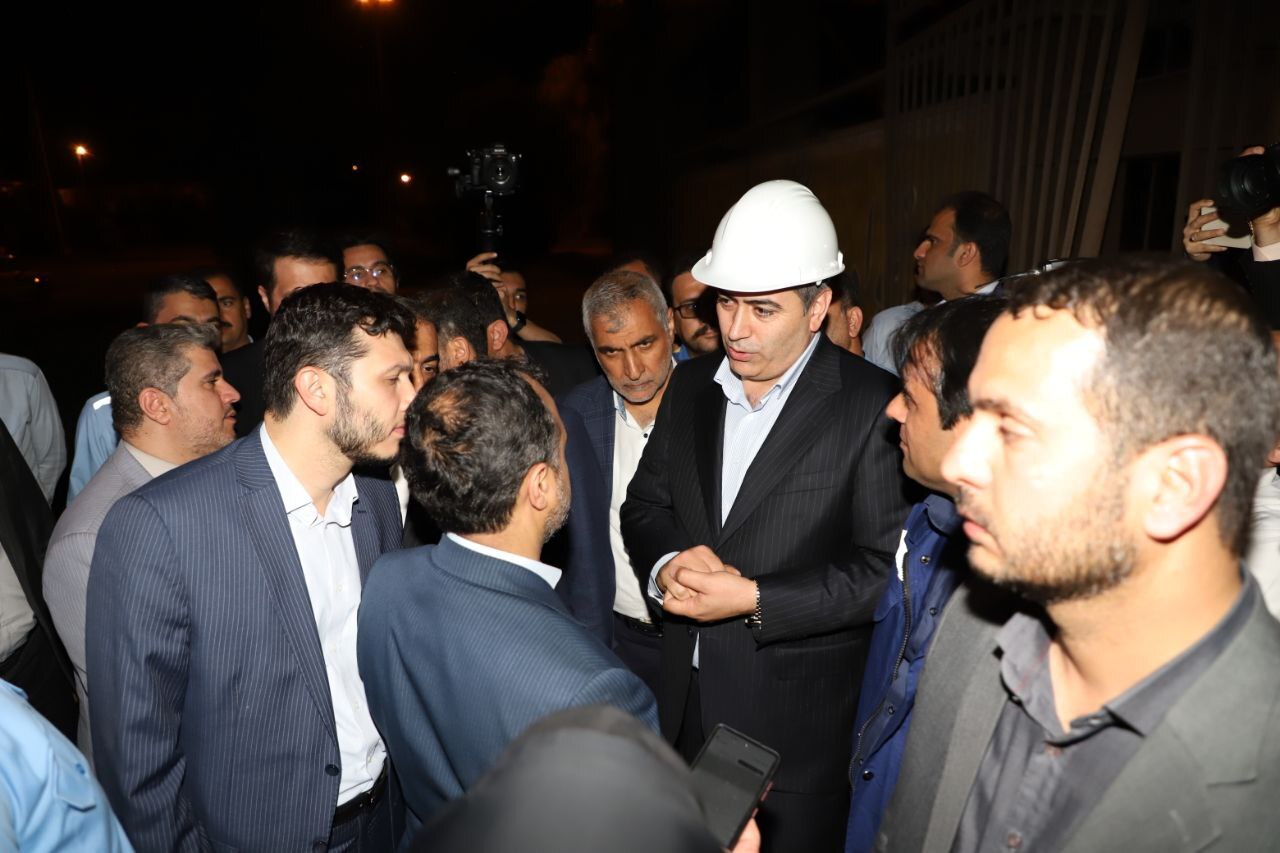 بازدید دکتر خاندوزی وزیر امور اقتصادی و دارایی از گروه ملی صنعتی فولاد ایران