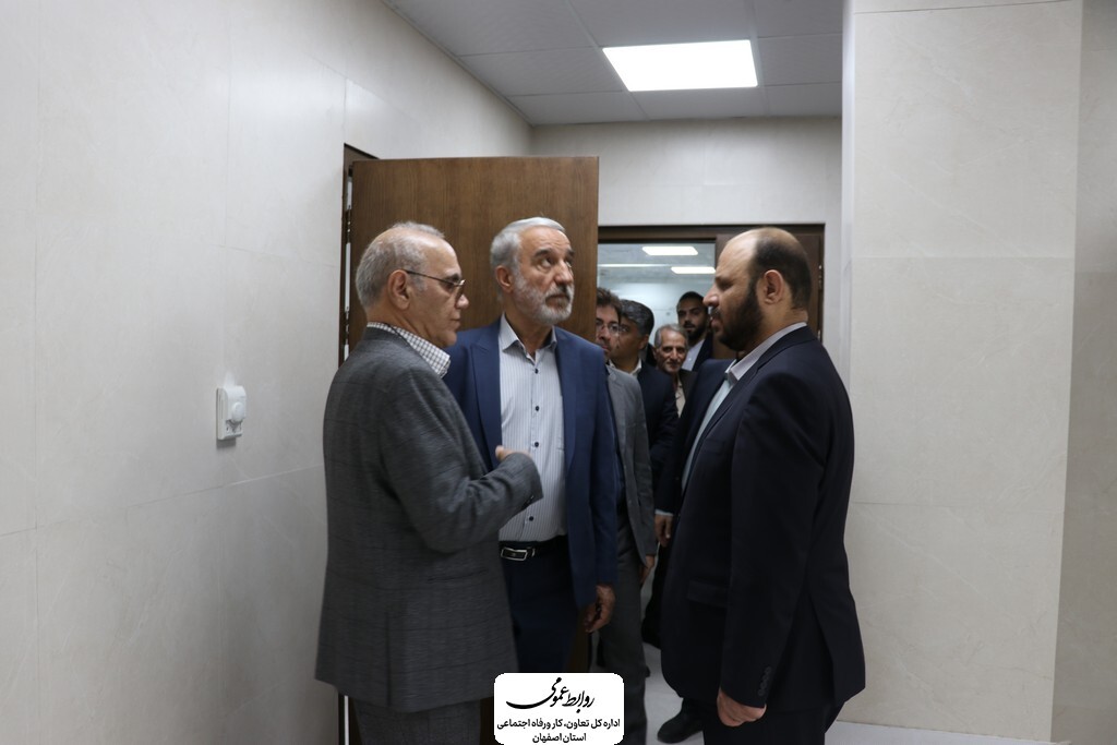 بازدید معاون تعاون، وزارت تعاون، کار و رفاه اجتماعی و هیات همراه از شرکت تعاونی فولاد علویجه