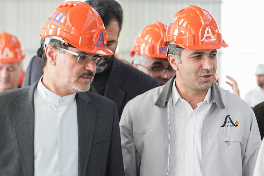 بازدید رئیس سازمان بازرسی کل کشور از مدرن‌ترین کارخانه آلومینیوم ایران