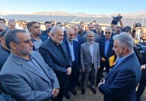 وزیر صمت و سرپرست هیات عامل ایمیدرو از نیروگاه تولید برق خورشیدی سمنان دیدن کردند
