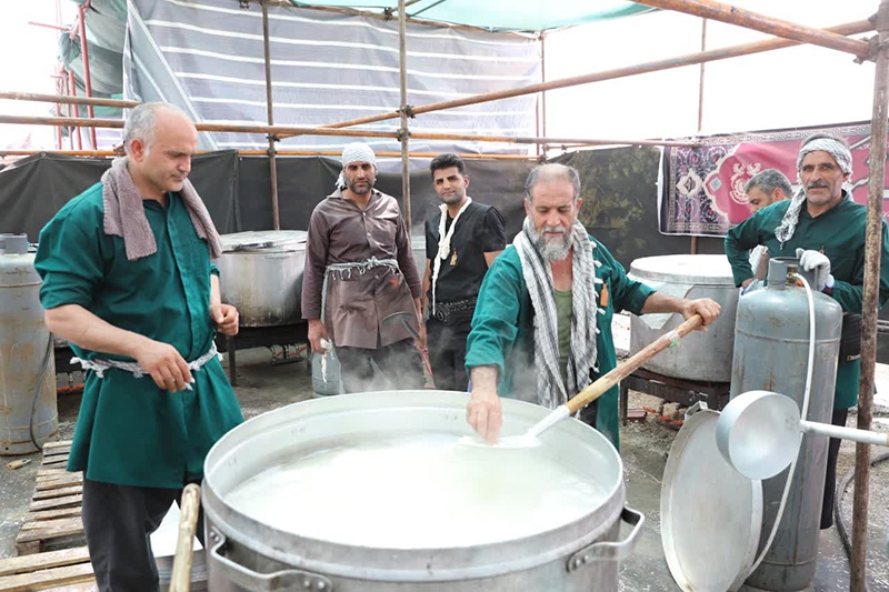 موکب خدمت‌رسانی به زائران در مرز «ریمدان» سیستان و بلوچستان برپا شد