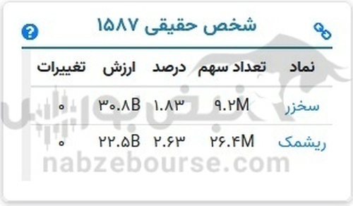 دو بازیگر حقیقی در سخزر | این دو نفر چه سهامی در پرتفوی خود دارند؟