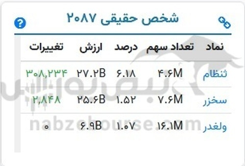 دو بازیگر حقیقی در سخزر | این دو نفر چه سهامی در پرتفوی خود دارند؟