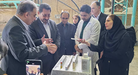 بهره‌برداری از کارخانه عناصر نادر خاکی تجلی با حضور وزیر صمت + گزارش تصویری