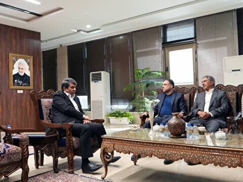 دیدار مدیرعامل شرکت ملی صنایع مس ایران با استاندار کرمان