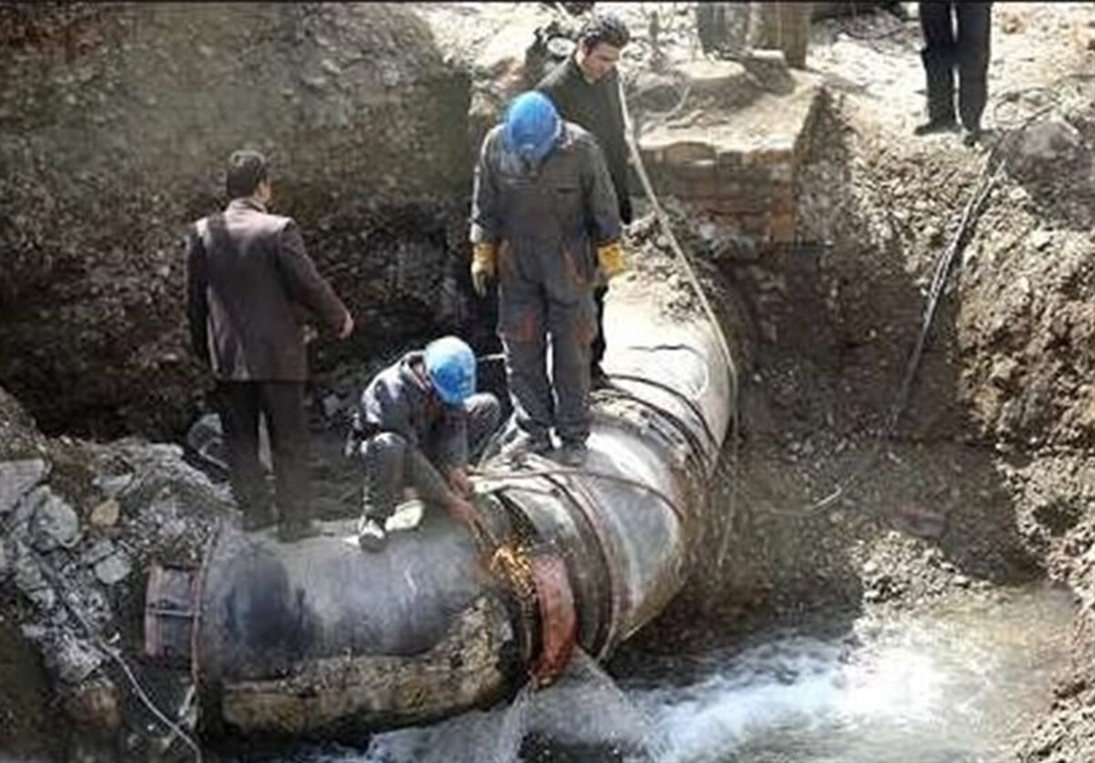 میزان کسری آب تهران برابر با نشت از شبکه توزیع است