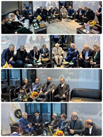 بازدید دبیرکل و مدیران اجرایی اتاق بازرگانی، صنایع، معادن و کشاورزی ایران و همچنین اعضا انجمن تلاشگران و ارزش‌آفرینان کیفیت از نمایشگاه ایران کانمین ۲۰۲۵