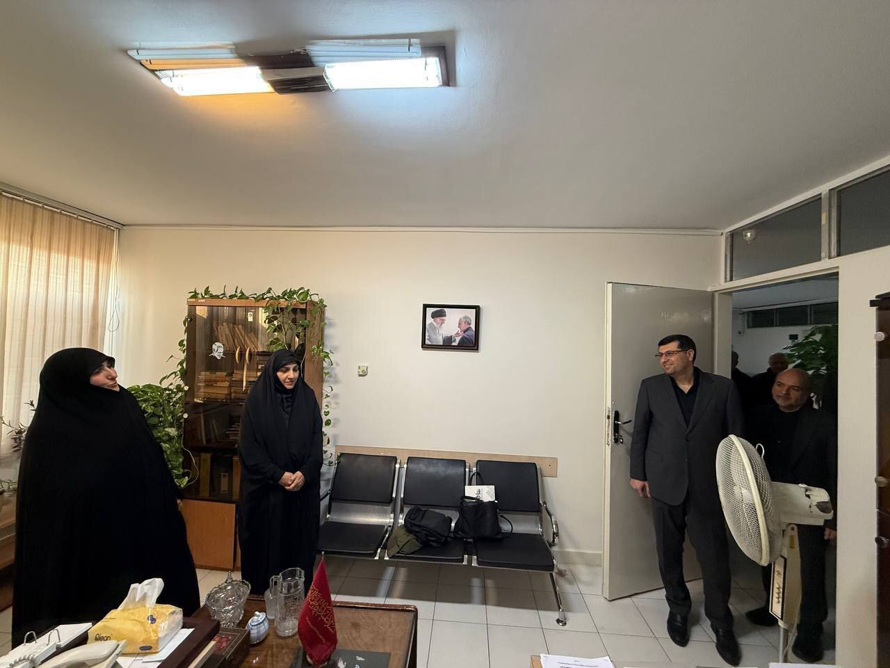 دیدار مشاور وزیر و مدیرکل حوزه وزارتی با مسوولان مرکز مقاومت بسیج وزارت صمت